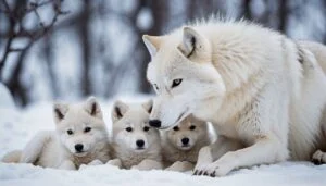 How Do Arctic Wolves Care For Their Young