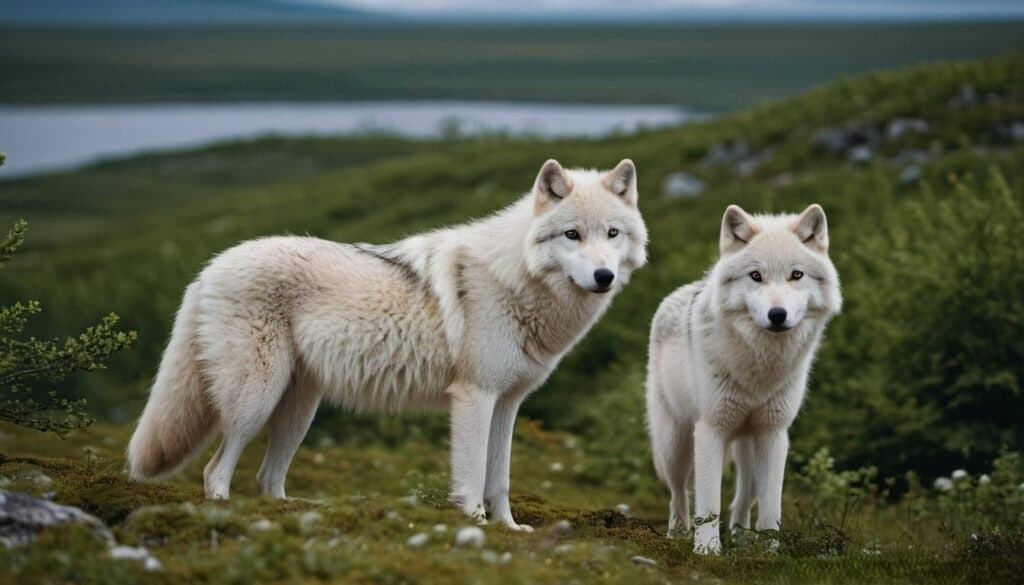 How Do Changes In Vegetation Patterns Due To Climate Change Affect Arctic Wolves
