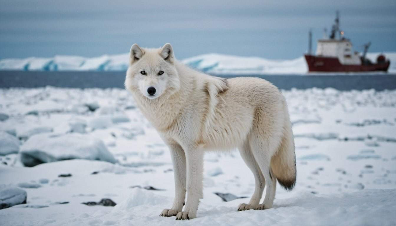 How Do Industrial Fishing Activities Impact Arctic Wolves’ Food Sources