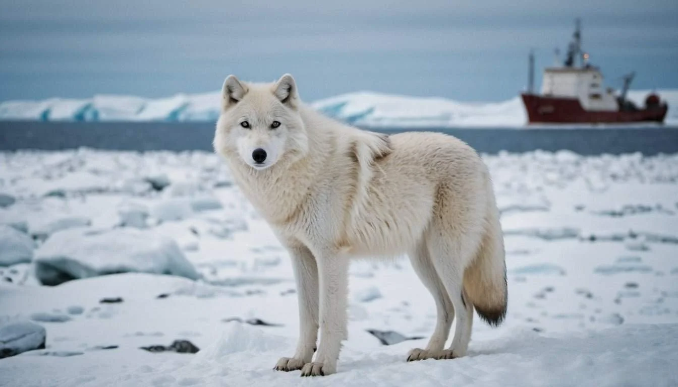 How Do Industrial Fishing Activities Impact Arctic Wolves’ Food Sources