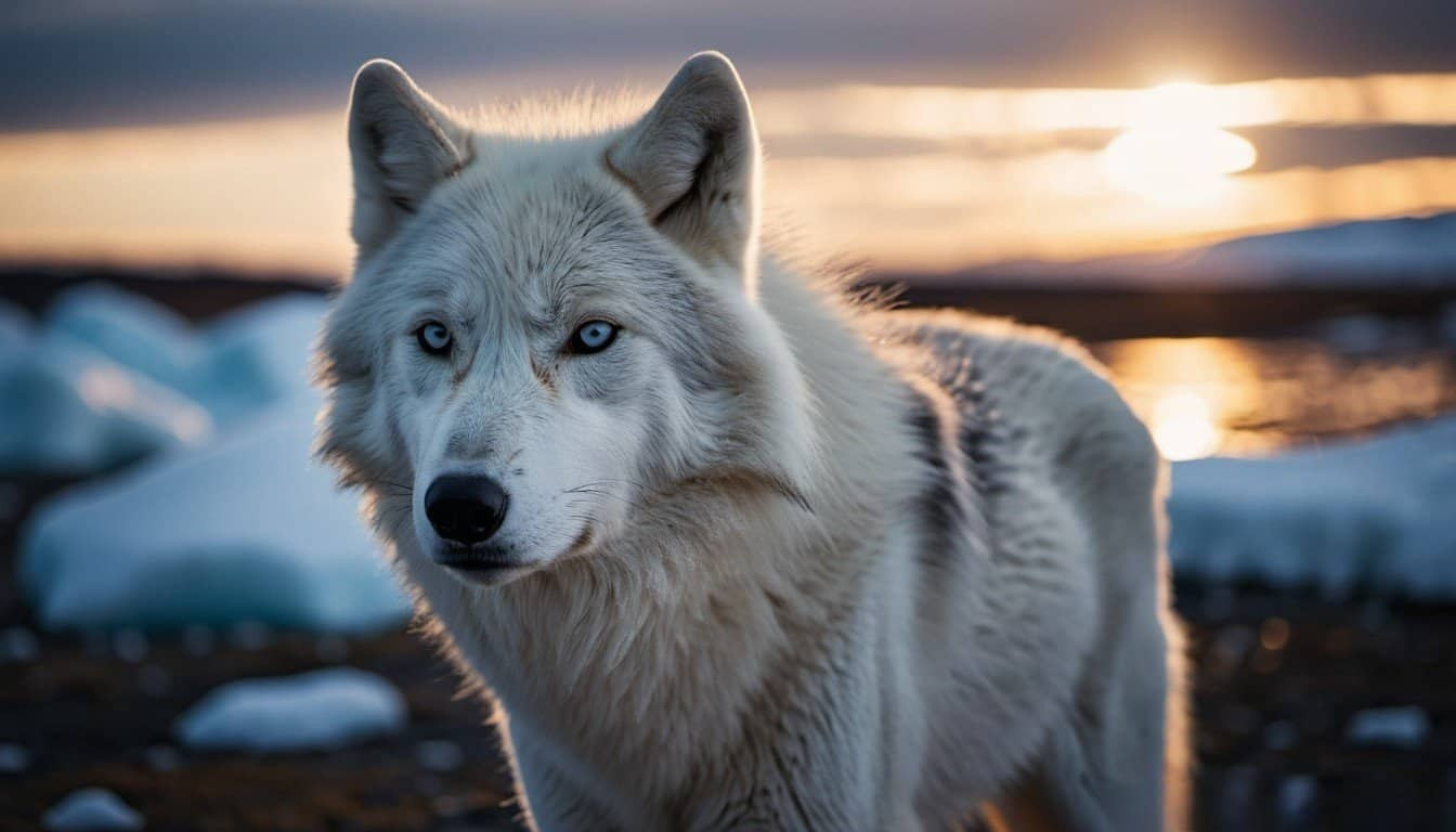 How Does Daylight Variation Impact Arctic Wolf Behavior