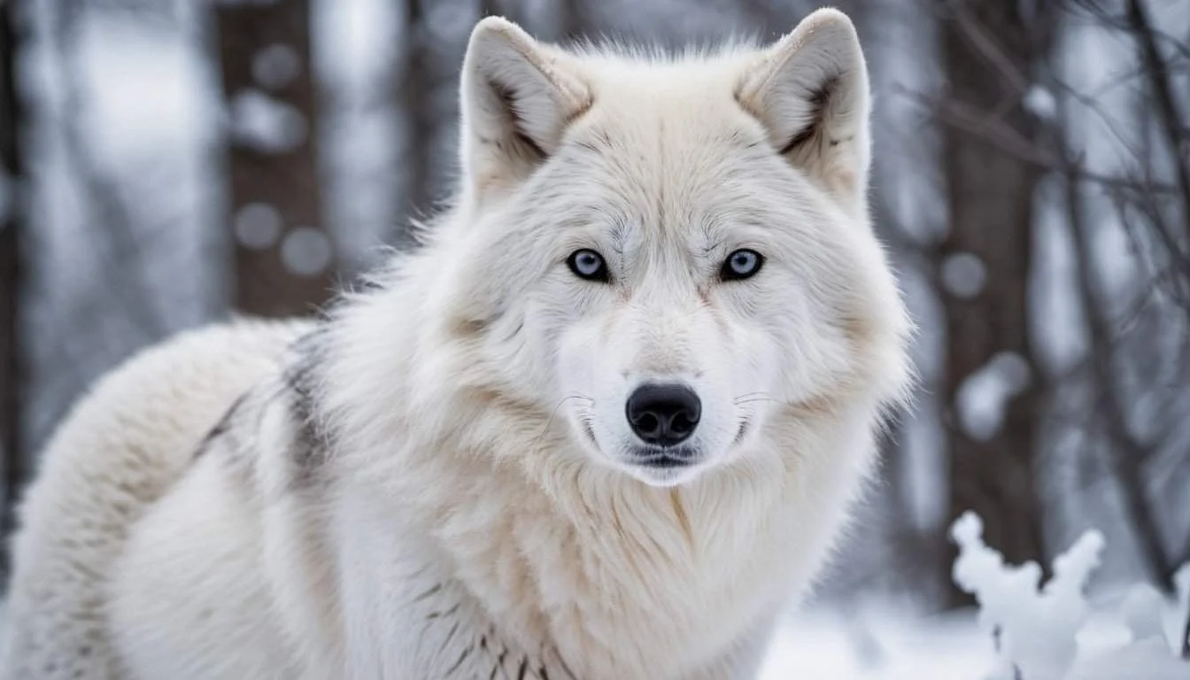 How does the Arctic wolf regulate its body temperature