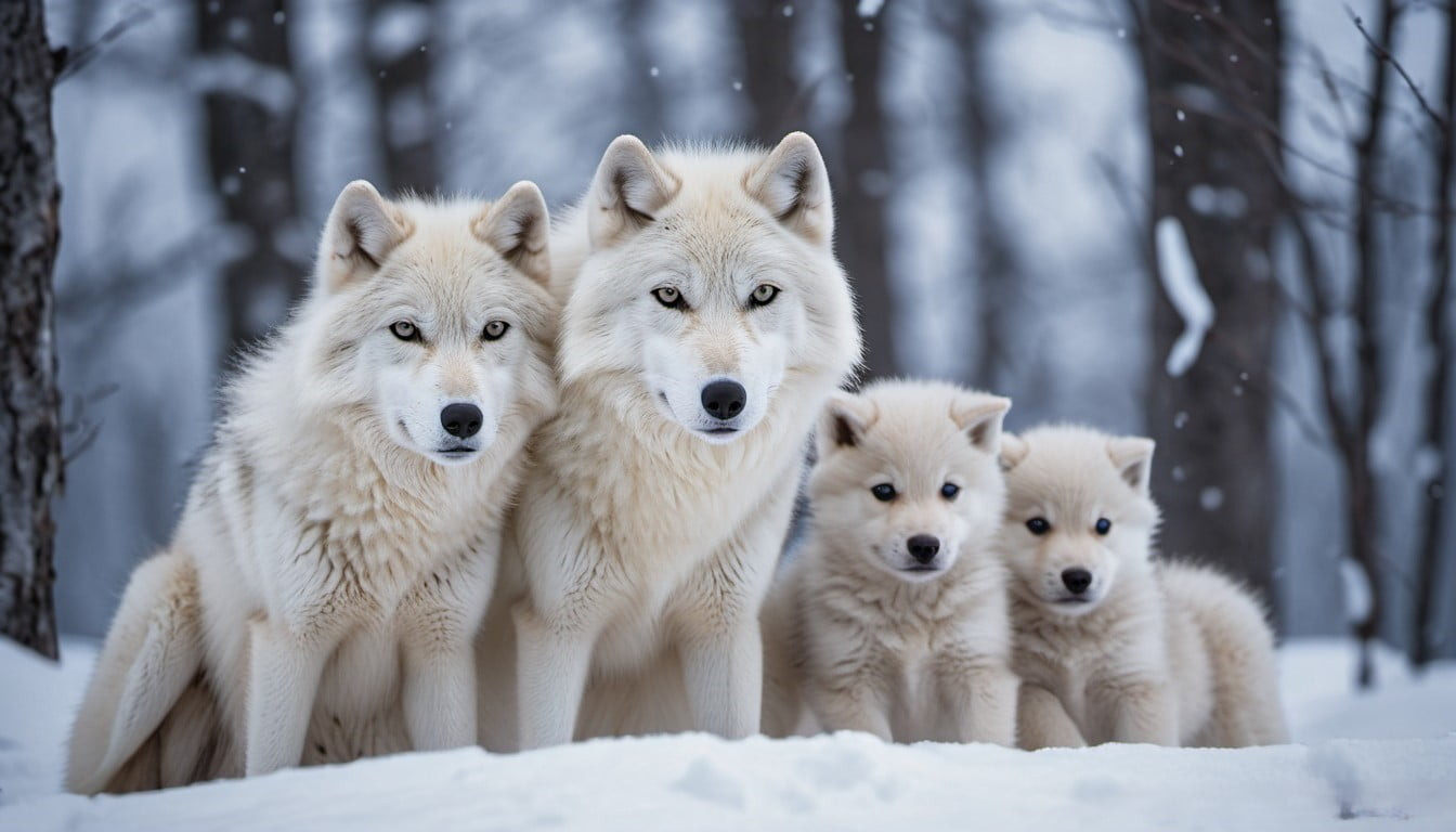 How does the Arctic wolf's circulatory system adapt to cold environments