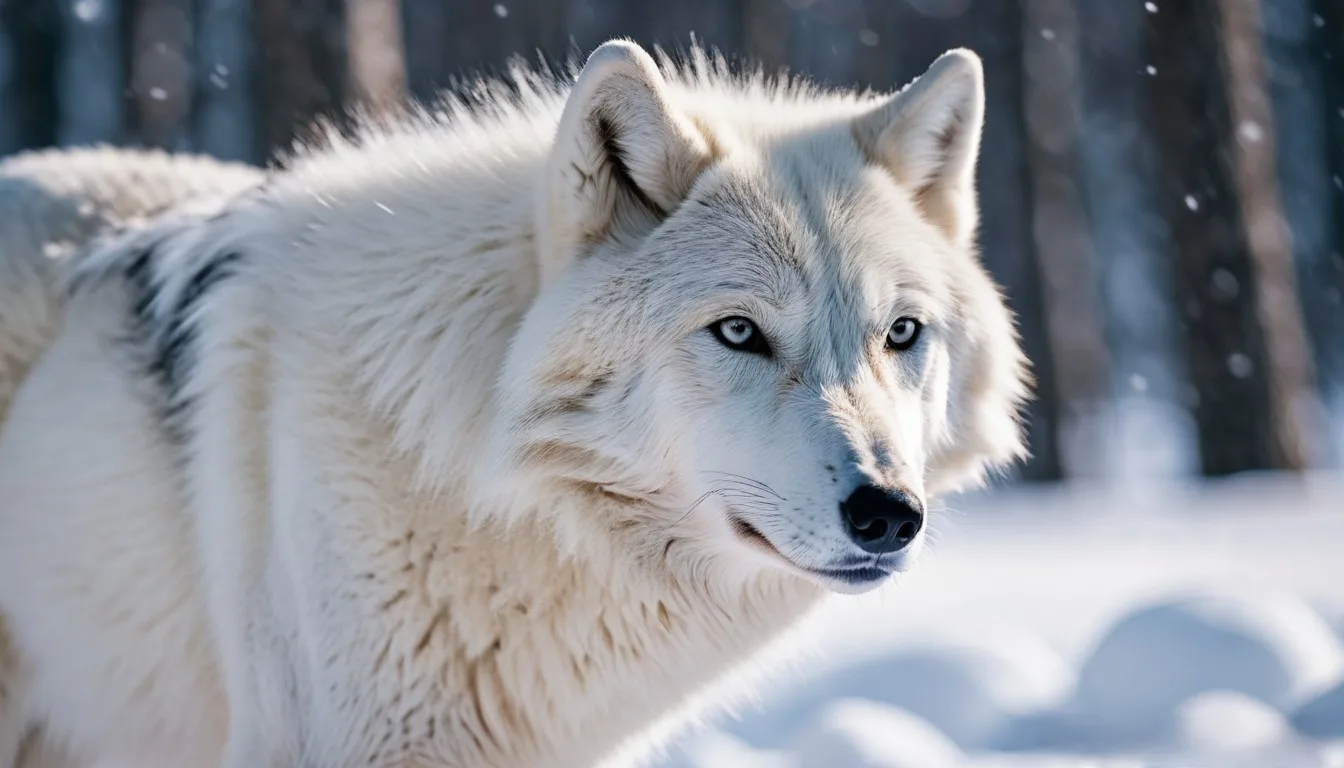 Impact of Melting Arctic Ice on the Habitat of Arctic Wolves