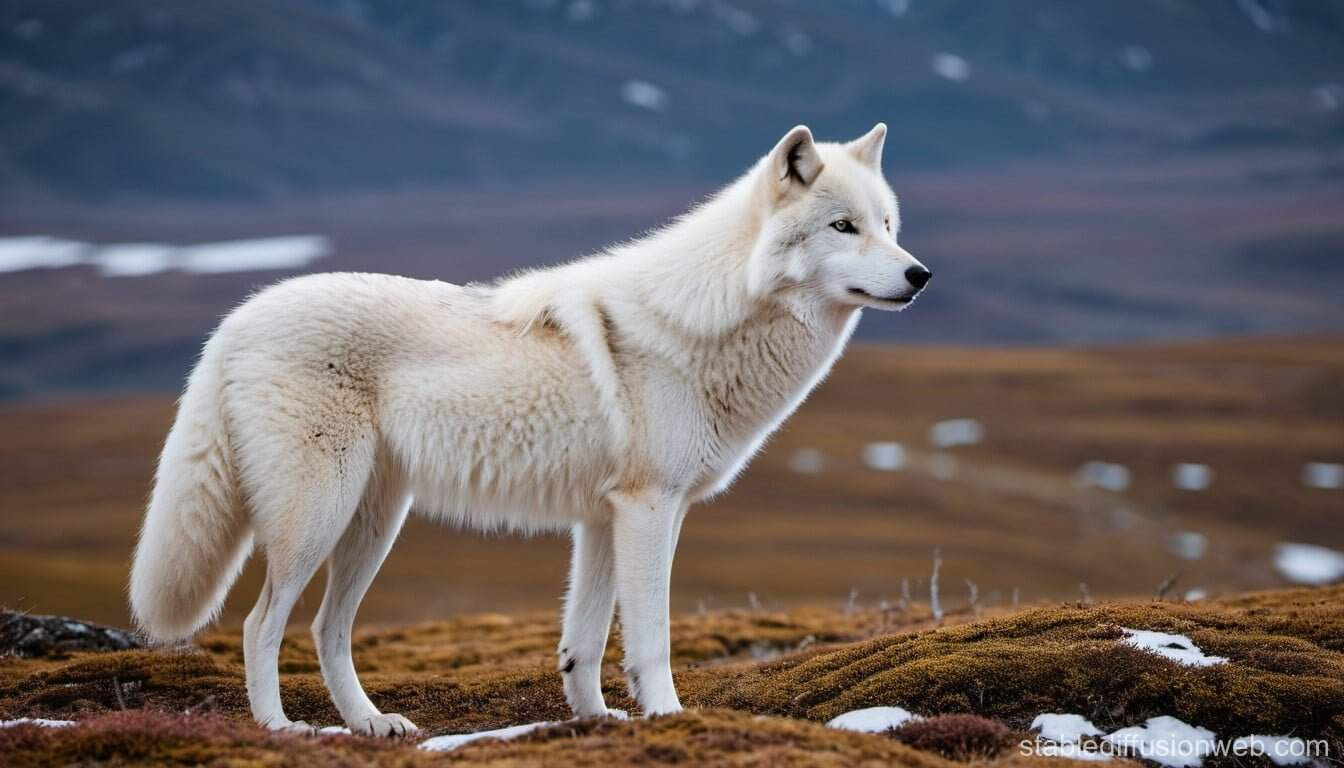 Prey Availability's Impact on Arctic Wolves' Habitat Range