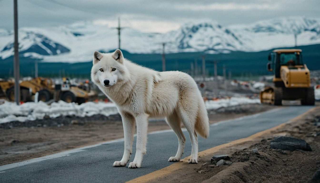 What Impact Do Road And Infrastructure Developments Have On Arctic Wolf Habitats