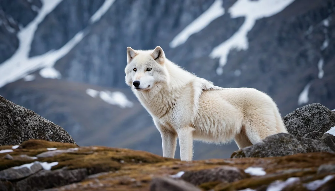 What adaptations allow the Arctic wolf to survive long periods without food