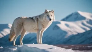 What is the average lifespan of an Arctic wolf in the wild