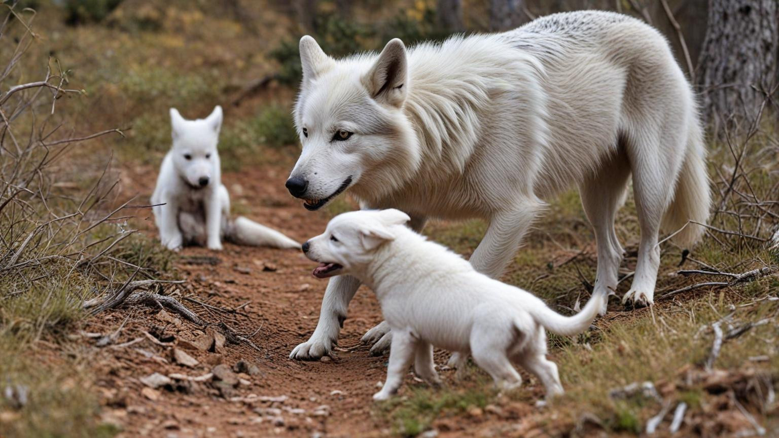 What is the composition of an Arctic wolf's diet