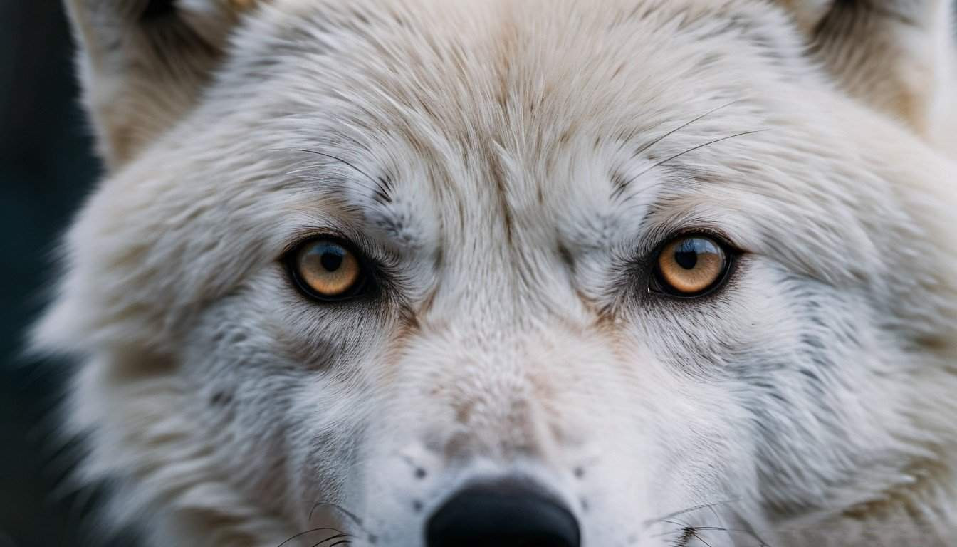 What is the visual acuity of an Arctic wolf