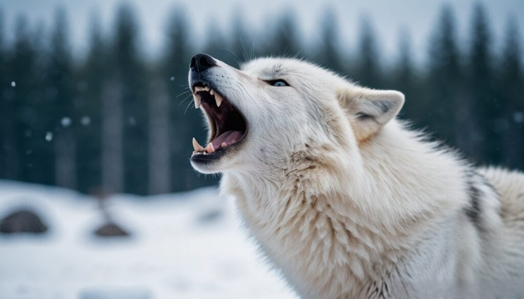 Communication Methods of Arctic Wolves