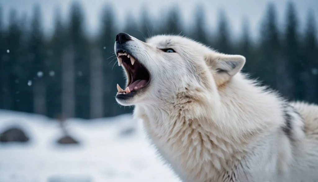 Communication Methods of Arctic Wolves
