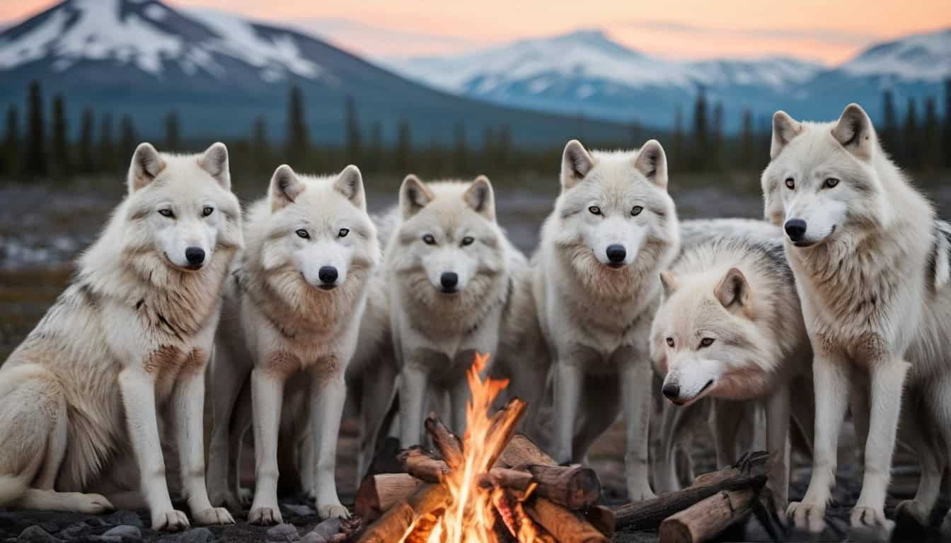 How Are Arctic Wolf Behaviors Integrated Into Traditional Narratives To Teach Children