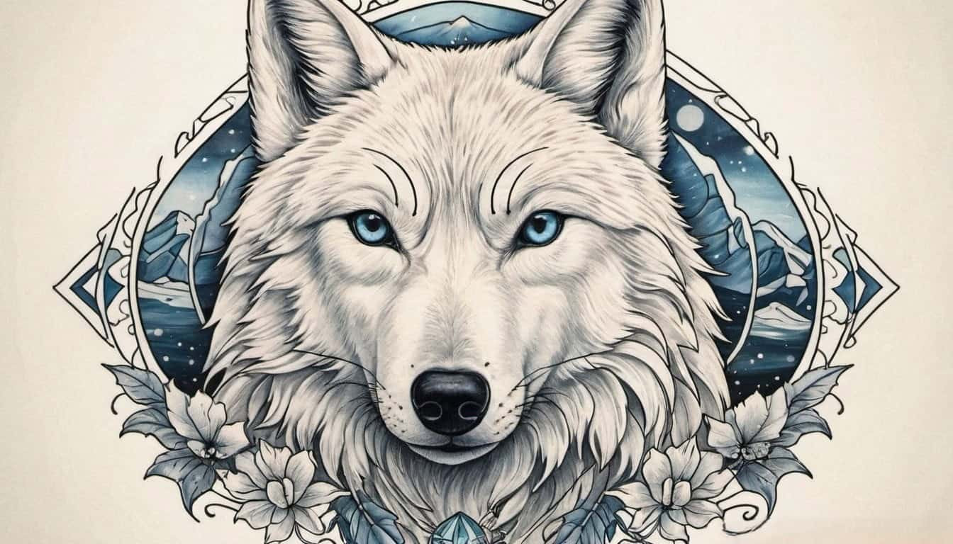 How Are Arctic Wolves Featured In Arctic Tattooing Traditions