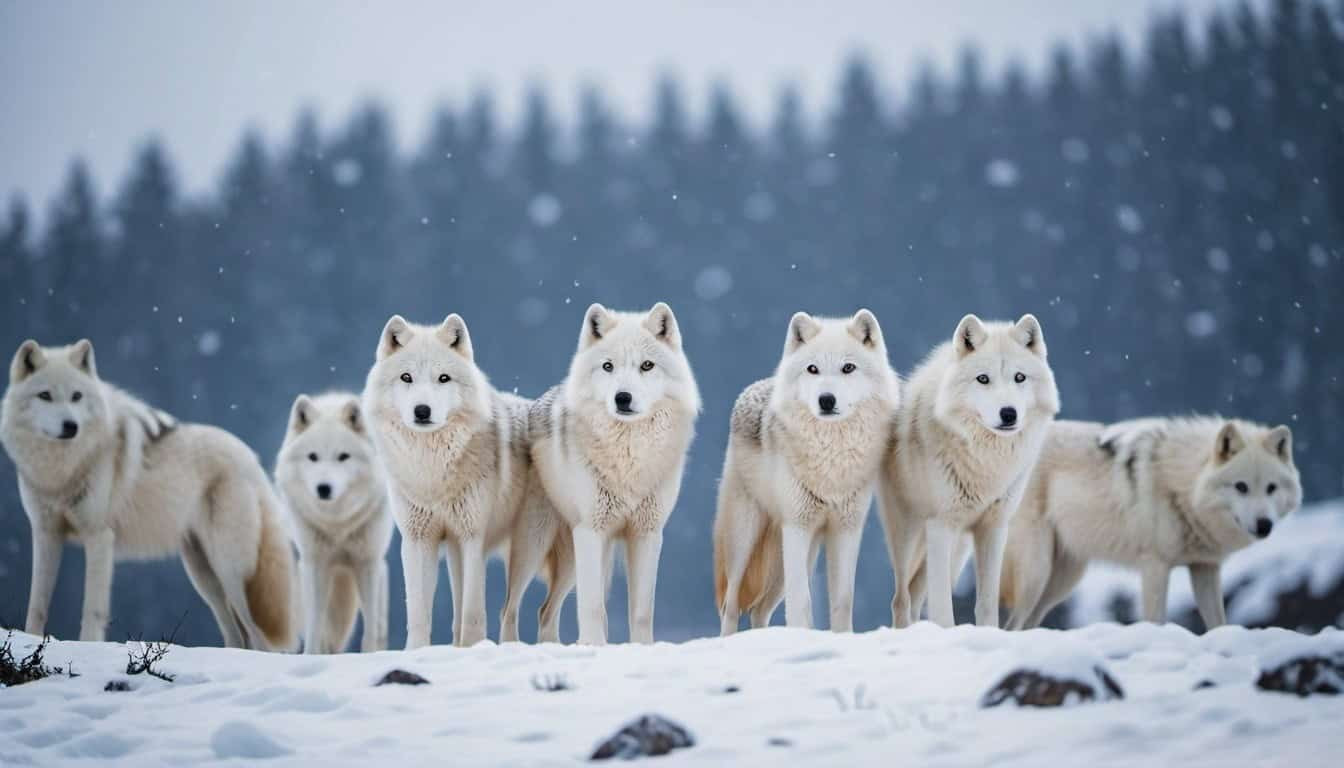 How Do Arctic Wolves' Hunting Behaviors Change With The Seasons