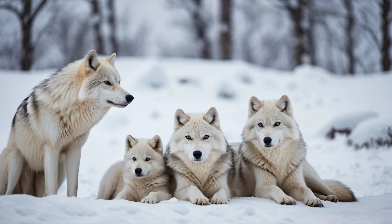 How Do Arctic Wolves' Reproductive Behaviors Differ From Those Of Other Wolves
