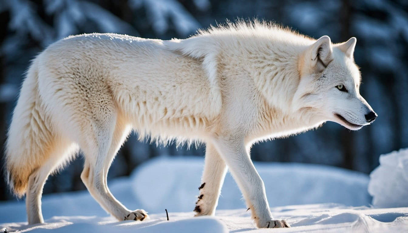 How Does the Arctic Wolf's Kidney Function Differ in Cold Environments