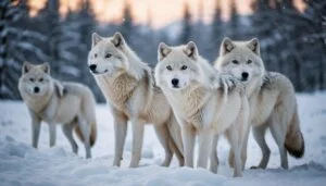 Variations in Arctic Wolves' Fur Patterns by Region