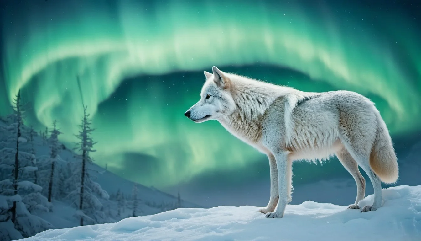 What Are Some Common Themes Involving Arctic Wolves In Arctic Myths