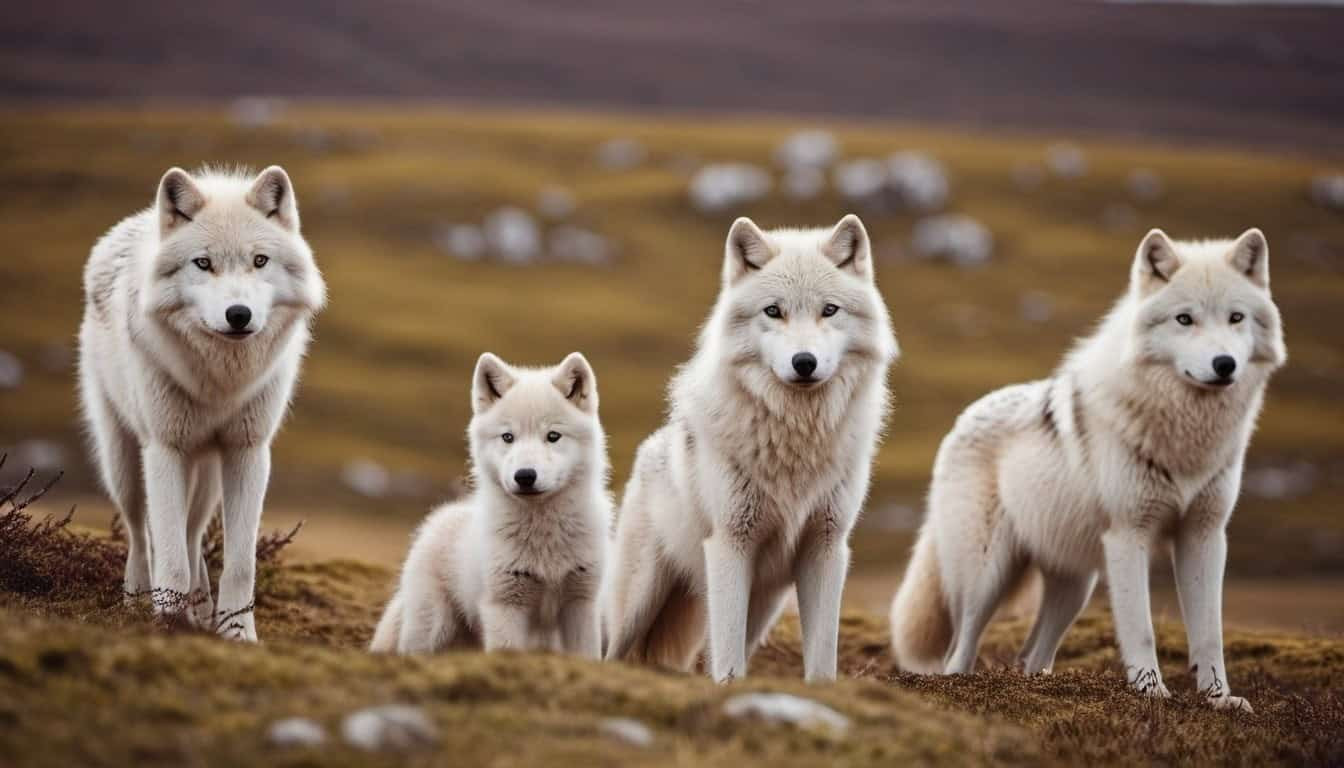 What Methods Are Used to Estimate the Population Size of Arctic Wolves