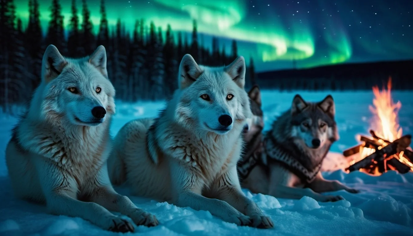 What Stories Explain The Origin Of Arctic Wolves In Indigenous Arctic Mythology