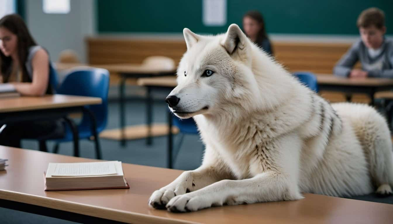 What are the benefits of incorporating Arctic wolf research into environmental education programs