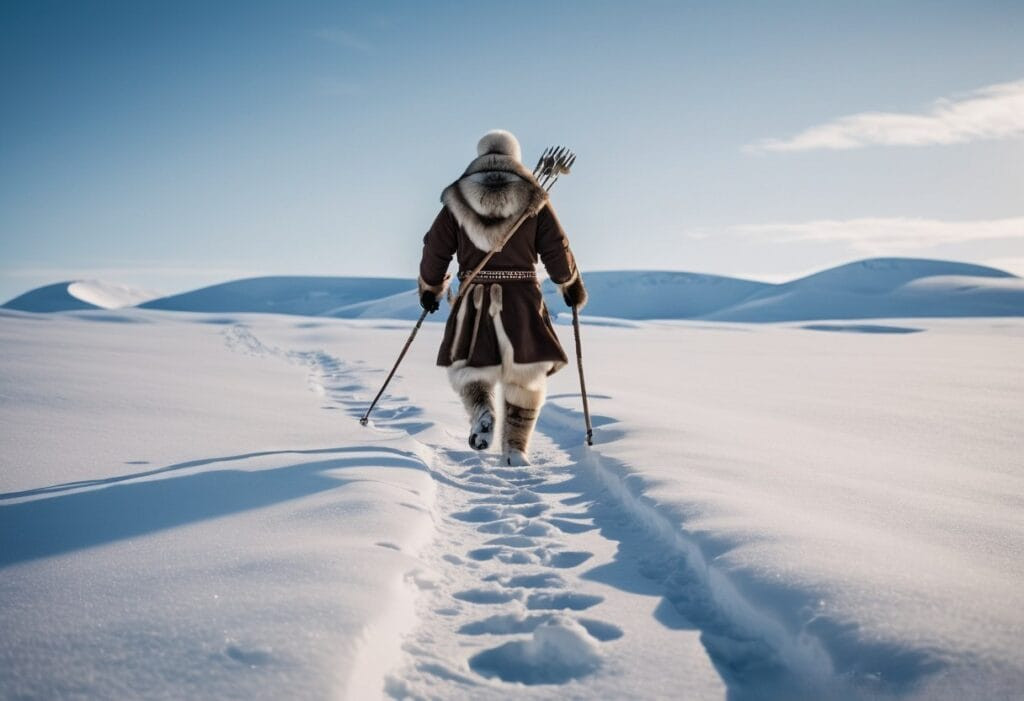 What Tracking Techniques Are Used By Arctic Hunters To Follow Arctic Wolves